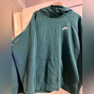 Nike Teal, Cowl Neck Hoodie